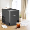 Ice Makers, Portable Countertop Ice Maker with Self-Cleaning, 36Lbs/24Hrs, 9Pcs/6Mins, One-Click Operation, 2 Ice Scoop and Basket, Ice Maker Machine