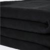 Soft Black Blanket Twin Travel Warm Polar Fleece Blanket Bed Plush for Travel Sofa Adult Kids Microfiber Throw Blanket Black 50x60 inch