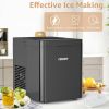 Ice Makers, Portable Countertop Ice Maker with Self-Cleaning, 36Lbs/24Hrs, 9Pcs/6Mins, One-Click Operation, 2 Ice Scoop and Basket, Ice Maker Machine