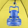 Wakeman 2 in 1 Portable Camping Lantern with Fan, Model #W470048, Blue