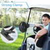 10000mAh Rechargeable Portable;  8-Inch Battery Operated Clip on Fan;  USB;  4 Speeds;  Strong Airflow;  Sturdy Clamp for Office Desk Golf Car Outdoor